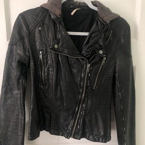 COPY - Free People Black Vegan Leather Jacket